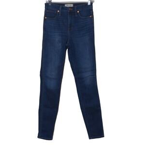 Madewell Tall 10" High Rise Skinny Jeans in Blue – Size 26T (Tall)